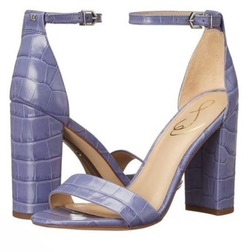 Sam Edelman Purple Yaro Block Heel